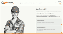 Desktop Screenshot of jobteam.ch